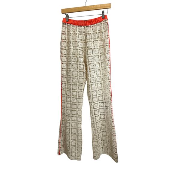 ANIM Women's Prea Cotton Crochet Flared Pants In Multi size Small $318 - Picture 2 of 6